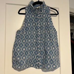 Sezane WOMENS blue blouse